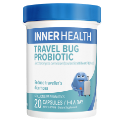 Inner Health Travel Bug 澳洲茵澳斯旅行者专用20粒 减少腹泻 保质期2027.2